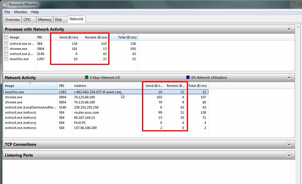 Windows Resource Monitor