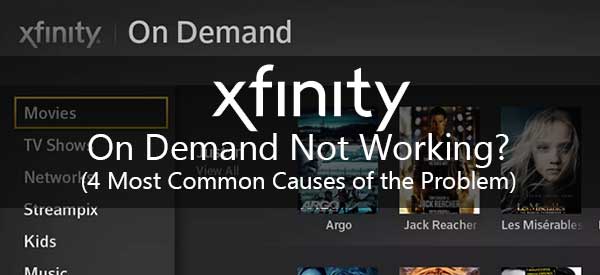 Xfinity On Demand not working