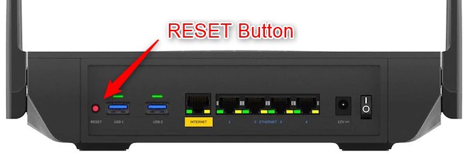 factory reset button