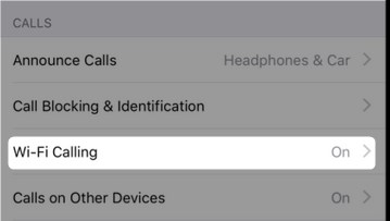 iPhone Wi-Fi Calling