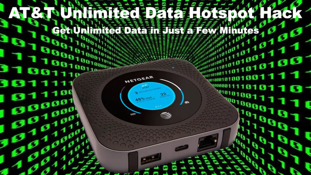AT&T Unlimited Data Hotspot Hack