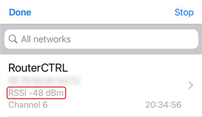 AirPort Utility Signal Strength