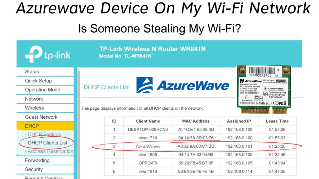 Azurewave Device On My Wi-Fi Network