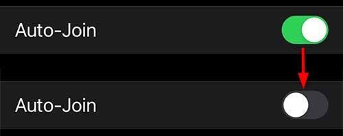 Disable Auto-Join