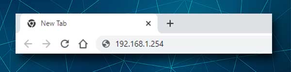 Gigabyte router default IP address