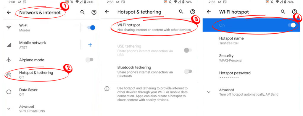 Hotspot Tethering