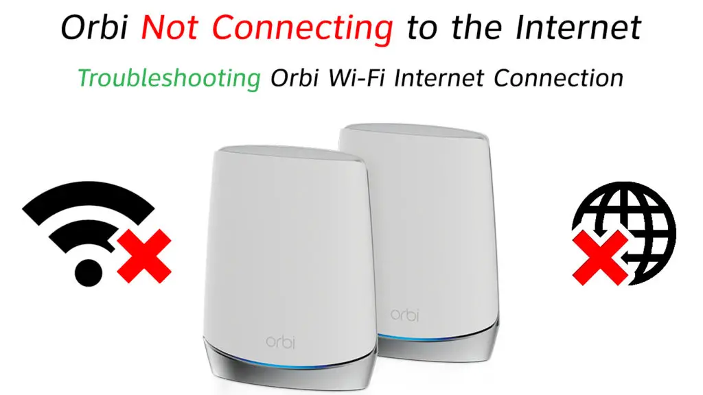 Orbi Not Connecting to the Internet