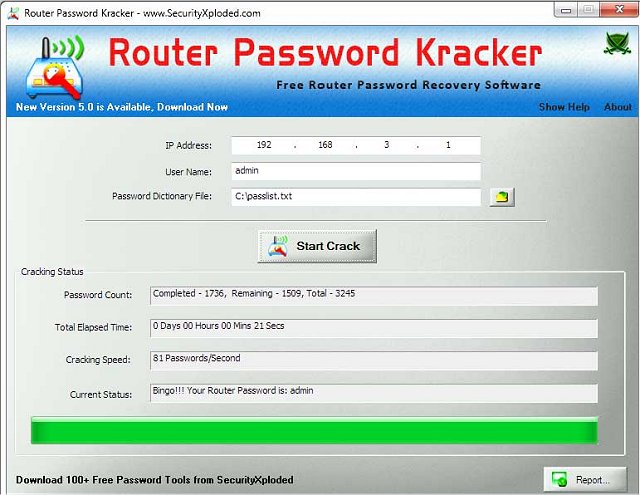 Router Password Kracker