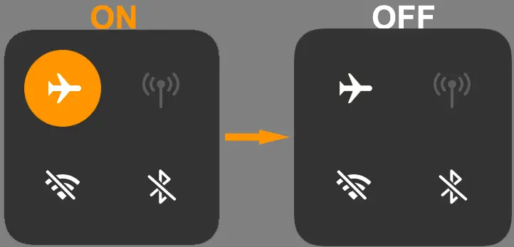 Toggle Airplane Mode On and Off