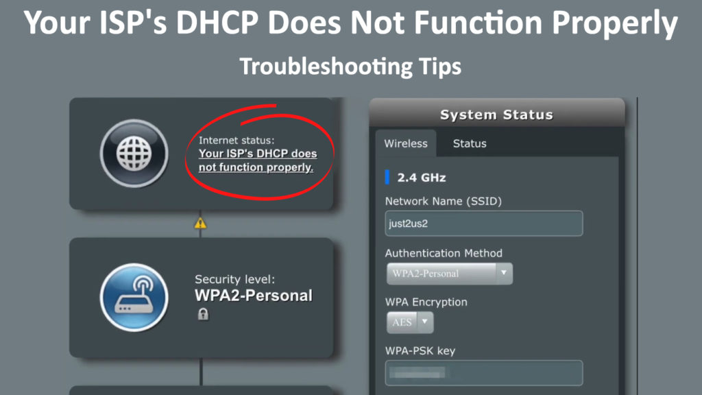 Your ISP's DHCP Does Not Function Properly