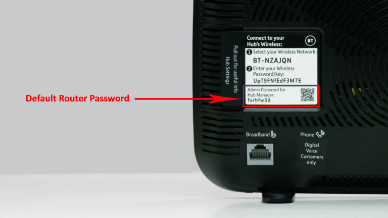 default Wi-Fi password