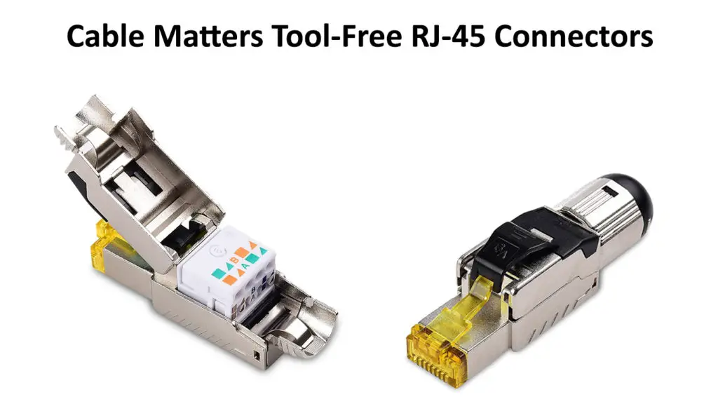 tool-free RJ-45 connectors