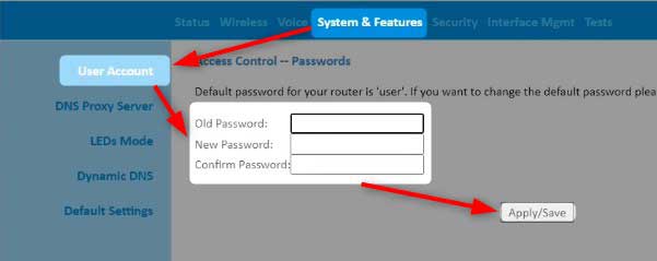 Change the admin password on Mobily Elife router