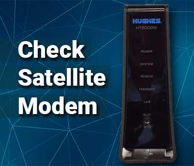 Check Satellite Modem