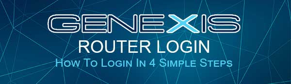 Genexis router login