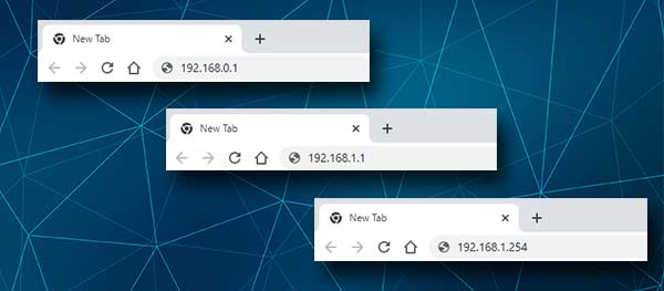 Icotera router login IPs