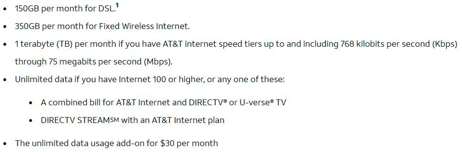 Internet Service Fees