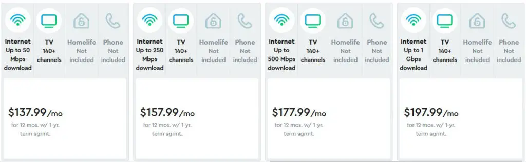 Internet and TV Bundle