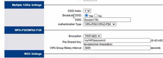 Change Binatone WiFi settings