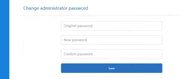 Change admin password on MiWiFi router