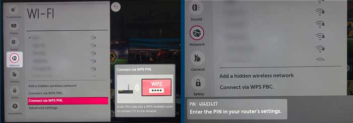 Connect LG TV To Wi-Fi With A WPS PIN