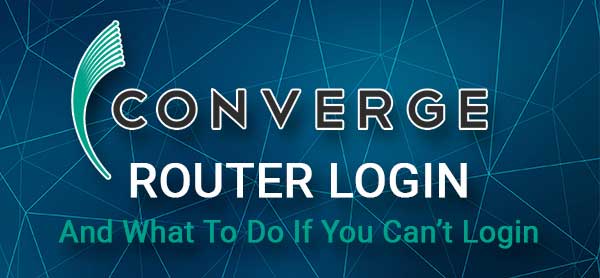 Converge router login