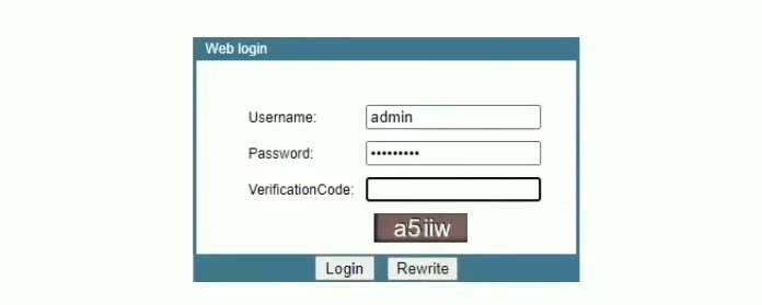 DBC router login page