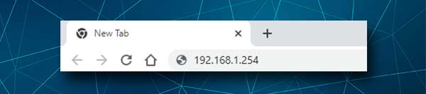 Default Eir router IP address