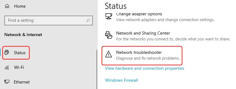 Network troubleshooter