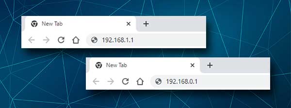 Sercomm router IP addresses