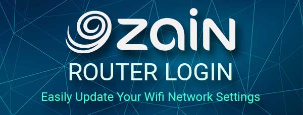 Zain router login