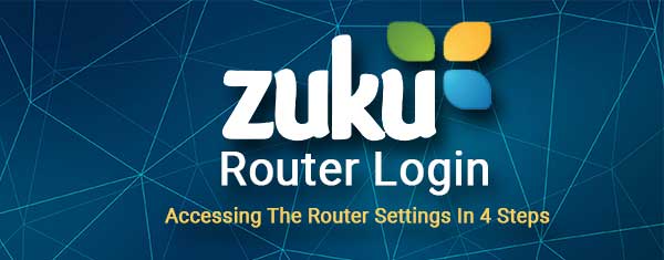 Zuku router login