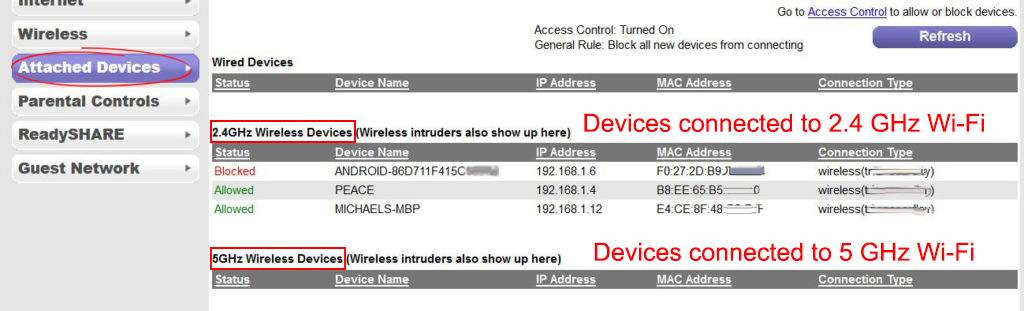 access the router’s settings