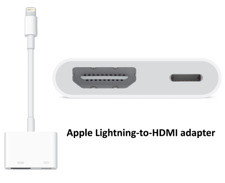 Apple Lightning-to-HDMI adapter