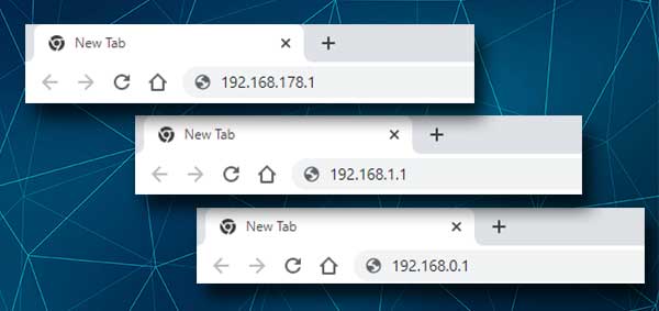 Default Ziggo router login IPs