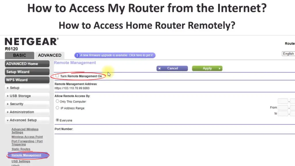 How to Access My Router from the Internet