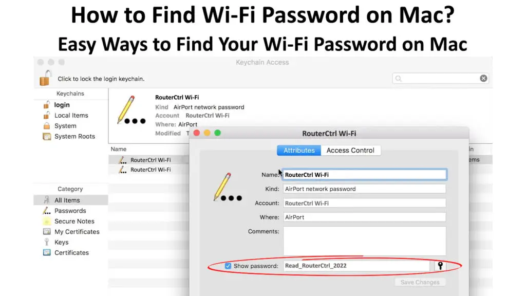 How to Find Wi-Fi Password on Mac