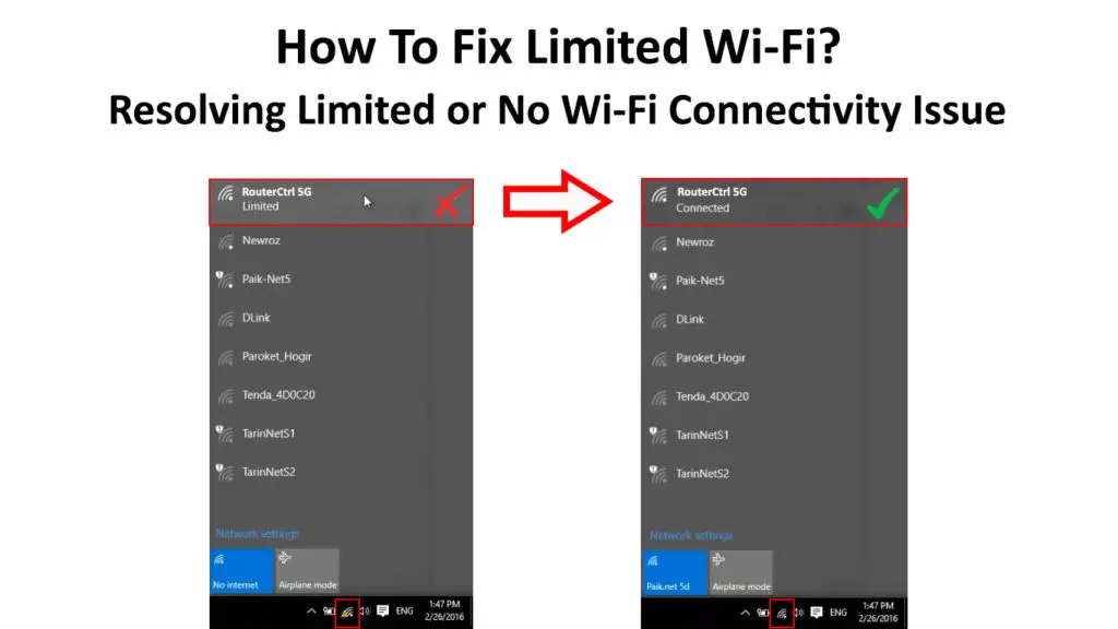 How to Fix Limited Wi-Fi