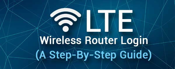 LTE Wireless router login