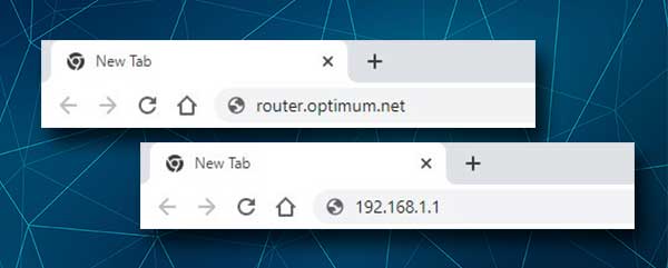 Optimum router IP and web address