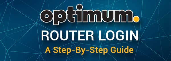 Optimum router login