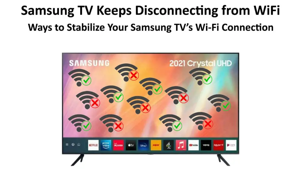 Samsung TV Keeps Disconnecting from Wi-Fi