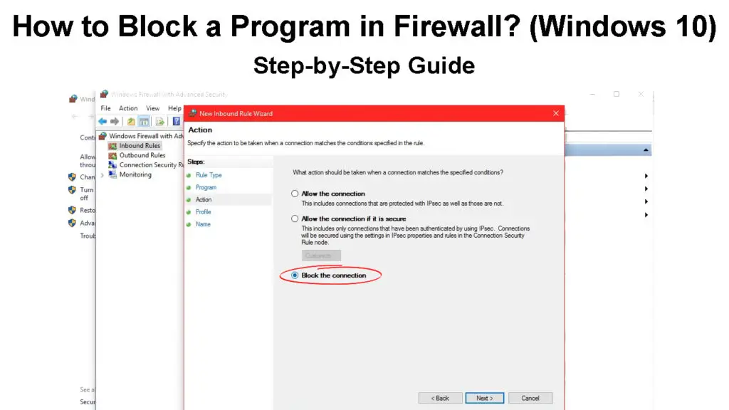 How to Block a Program in Firewall