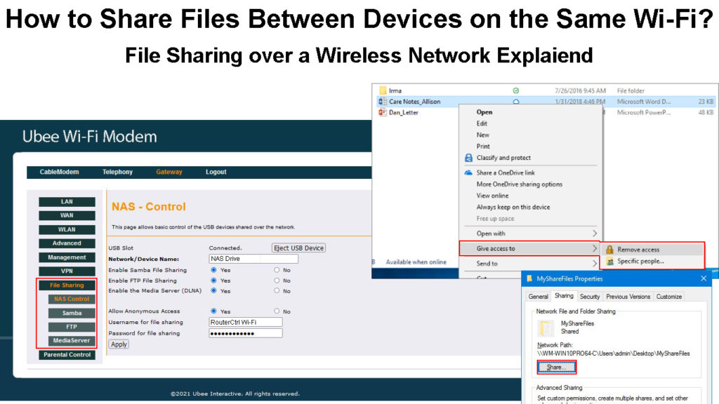 How to Share Files Between Devices on the Same Wi-Fi