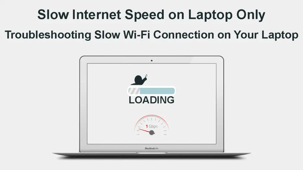 Slow Internet Speed on Laptop Only