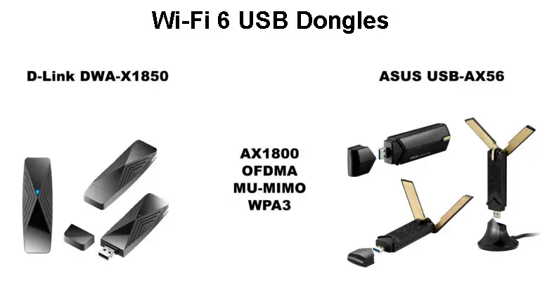Wi-Fi 6 USB Dongles