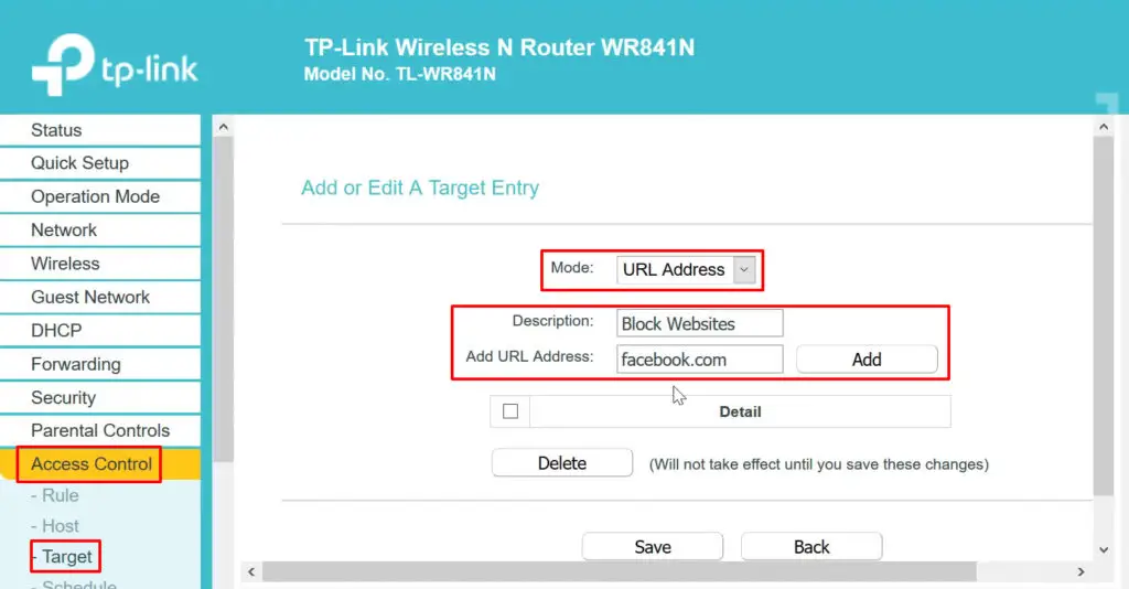 Blocking Websites on a TP-Link Router