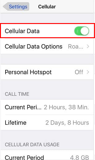 Cellular Data