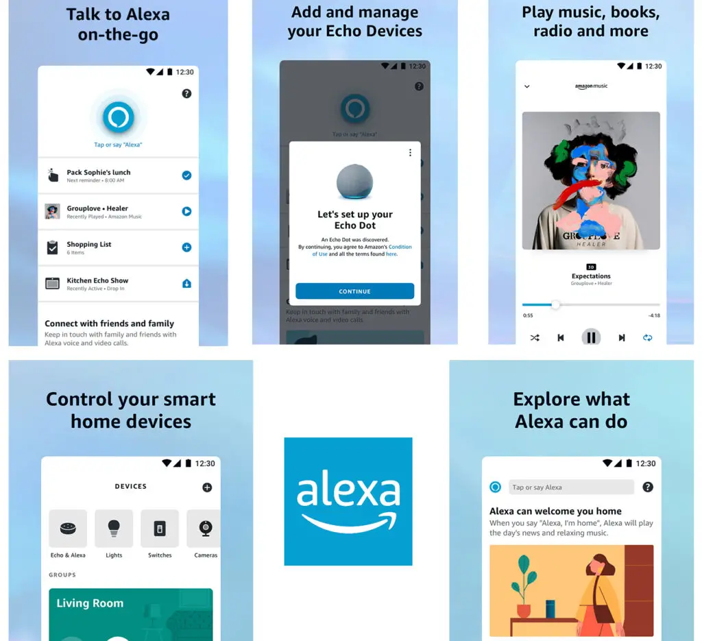 Download and install the Amazon Alexa app