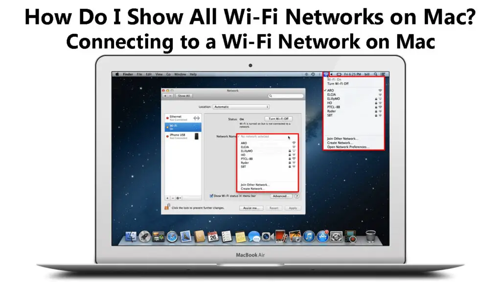 How Do I Show All Wi-Fi Networks on Mac